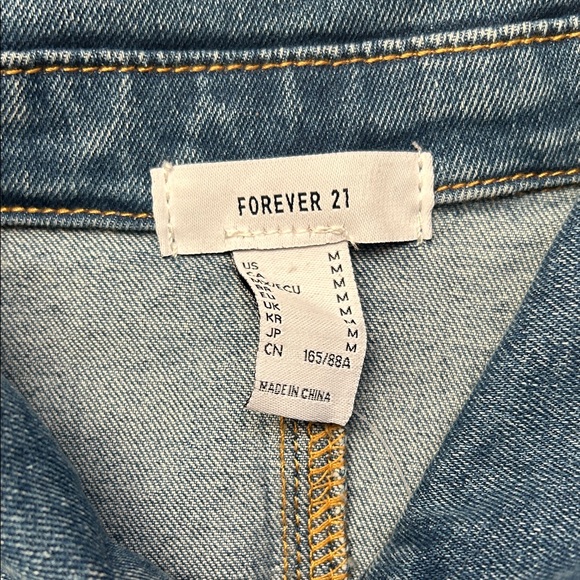 Denim Short Sleeve Jumpsuit - Picture 4 of 5